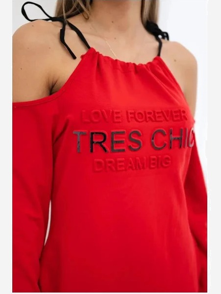 Šaty Tres Chic červená