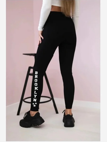 Nohavice legíny Brooklyn čierna