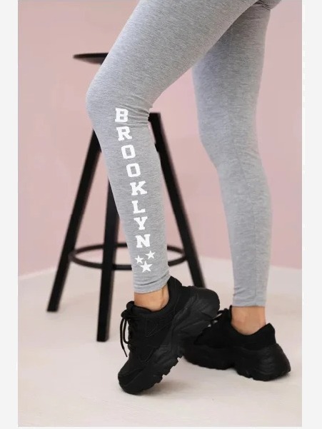 Nohavice legíny Brooklyn šedá