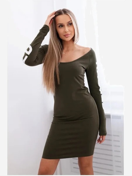 Šaty Ragged khaki