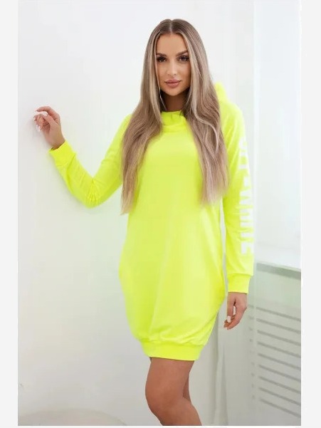 Šaty Off White žltý neón