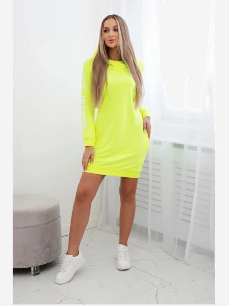 Šaty Off White žltý neón