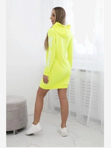 Šaty Off White žltý neón