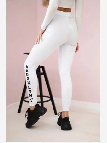Leginy Brooklyn biela