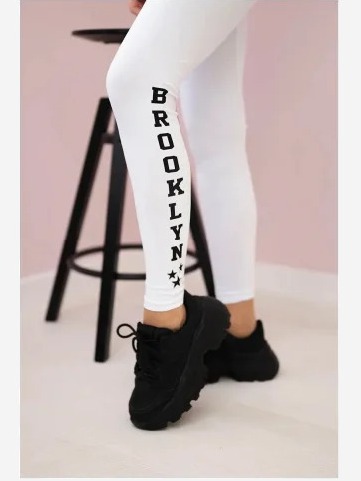 Leginy Brooklyn biela