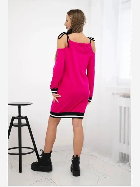 Šaty Tres Chic fuchsie