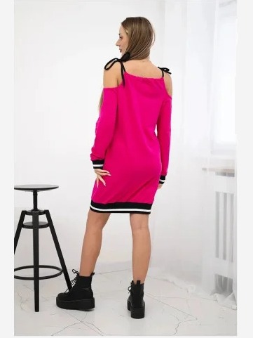Šaty Tres Chic fuchsie