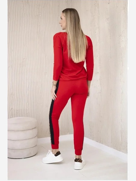 Súprava s motívom pantera červená