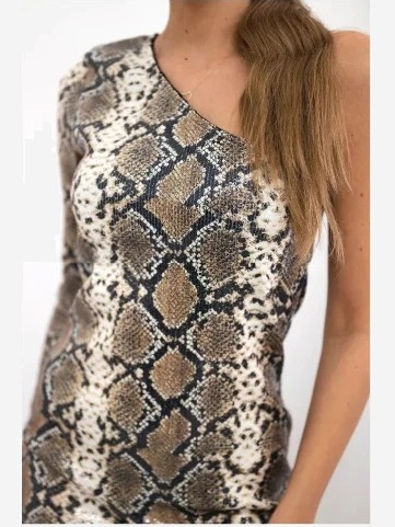 hadie flitrové šaty khaki