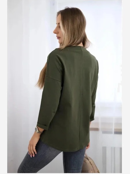 tričko s grafikou American Girl khaki