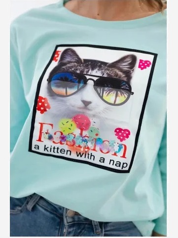 Tričko s grafikou 3D mäta