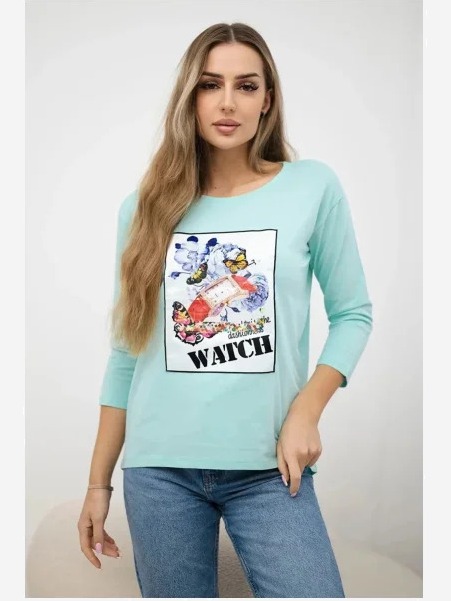Tričko s grafikou 3D Watch mäta