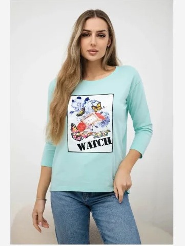 Tričko s grafikou 3D Watch mäta