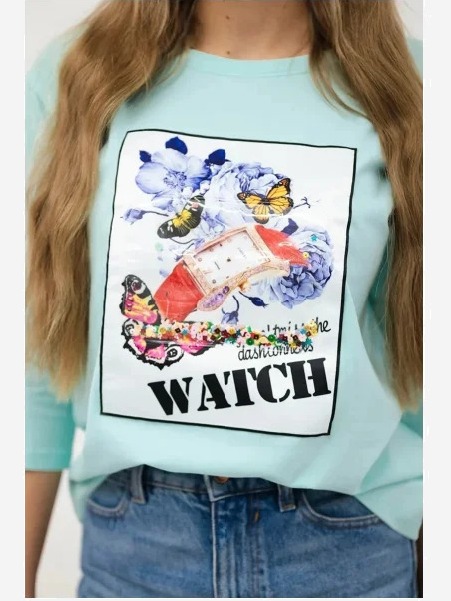 Tričko s grafikou 3D Watch mäta