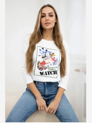 Tričko s grafikou 3D Watch...