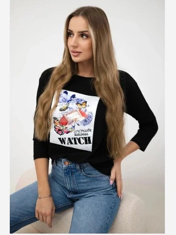 Tričko s grafikou 3D Watch...