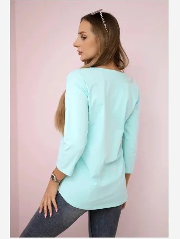 Tričko s potlačou Summer Girl mäta