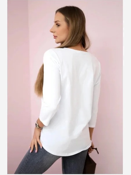 Tričko s potlačou Summer Girl biela