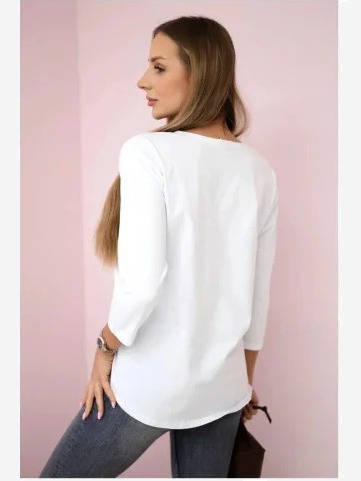 Tričko s potlačou Summer Girl biela