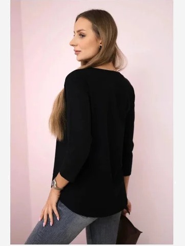 Tričko s potlačou Summer Girl čierna