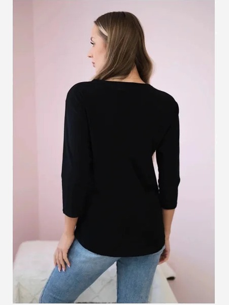 Tričko s potlačou Star Style čierna