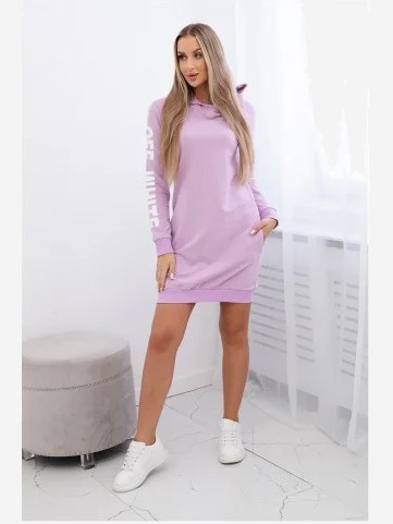 Šaty Off White fialová