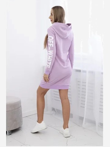 Šaty Off White fialová