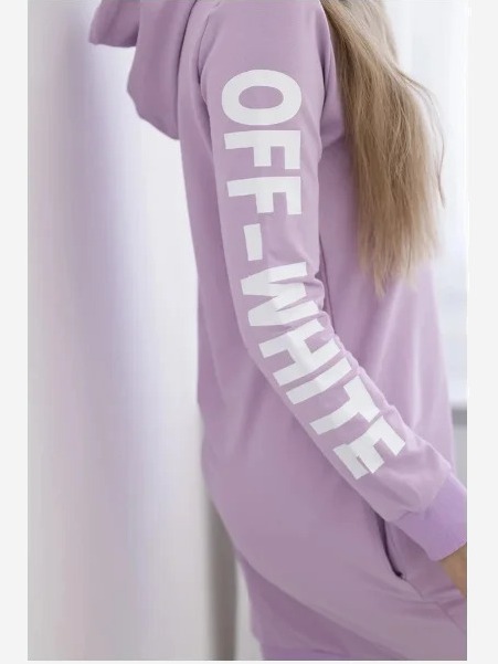 Šaty Off White fialová