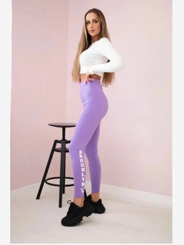legíny Brooklyn tmavo fialová
