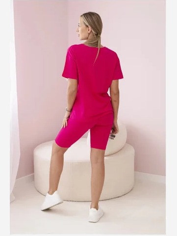Súprava top+legíny fuchsie