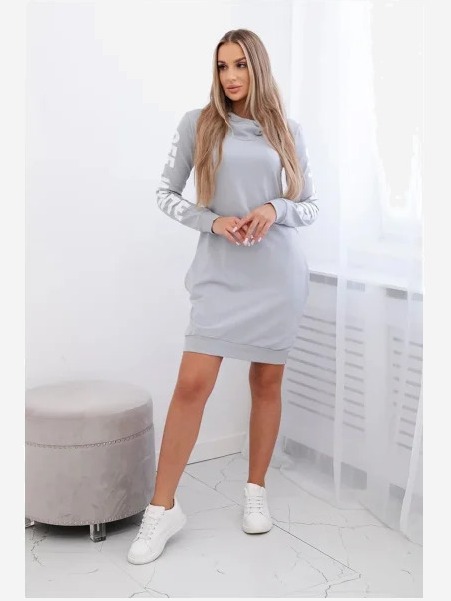 Šaty Off White šedá