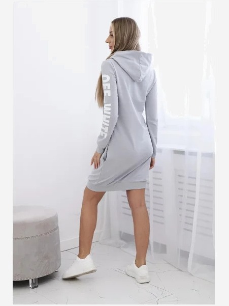 Šaty Off White šedá