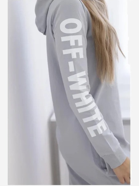 Šaty Off White šedá