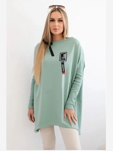 Mikina oversize s...