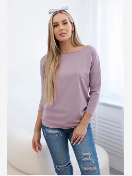 Blúzka Casual tmavo ružová