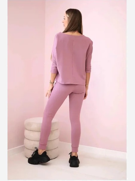 Sada s potlačou Queen tmavo ružová
