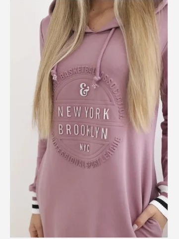 Šaty Brooklyn tmavo ružová