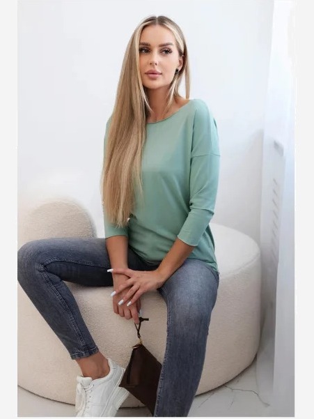 tričko Casual tmavá mäta