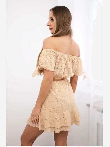 Vyšívaná súprava béžová