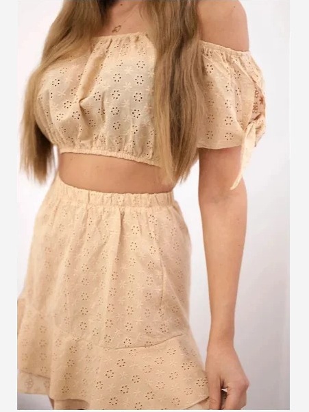 Vyšívaná súprava béžová