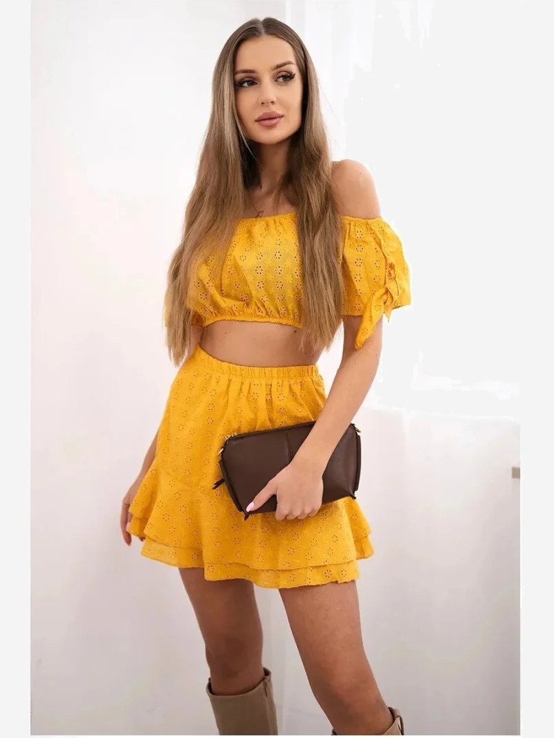 Vyšívaná súprava horčica