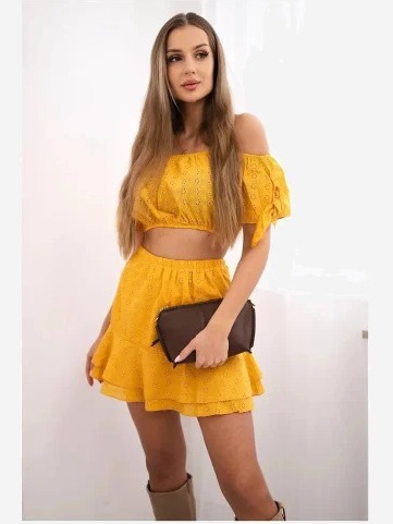 Vyšívaná súprava horčica