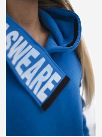 Zateplená mikina s kapucňou nevädza