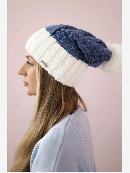 Čapica s fleece Paris K212 džínsy+biely
