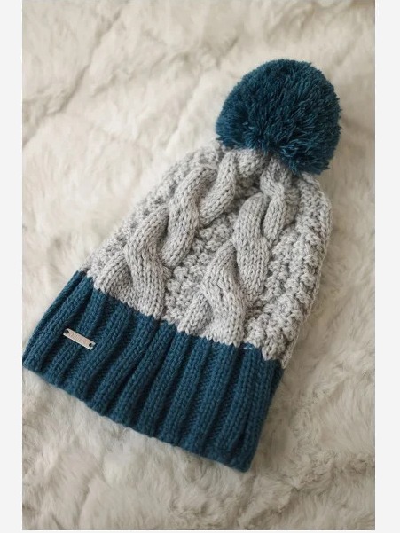 Čapica s fleece Paris K212 šedá+more
