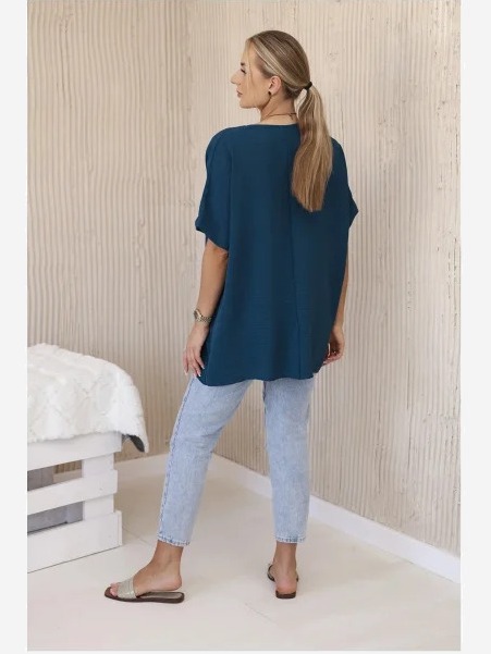 Oversized tričko s príveskom námorný