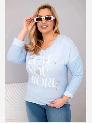 Dámska blúzka Plus Size so...