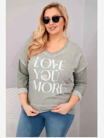 Dámska blúzka Plus Size s...