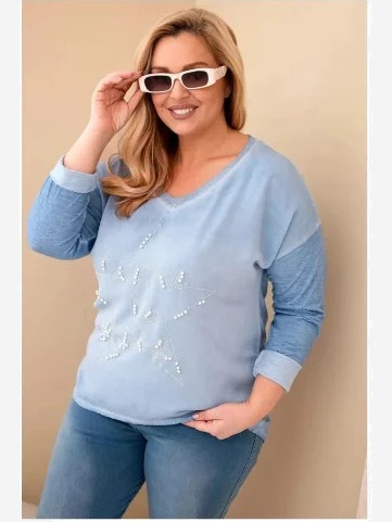 Dámska blúzka Plus Size s...