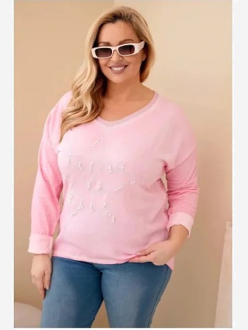 Dámska blúzka Plus Size s...